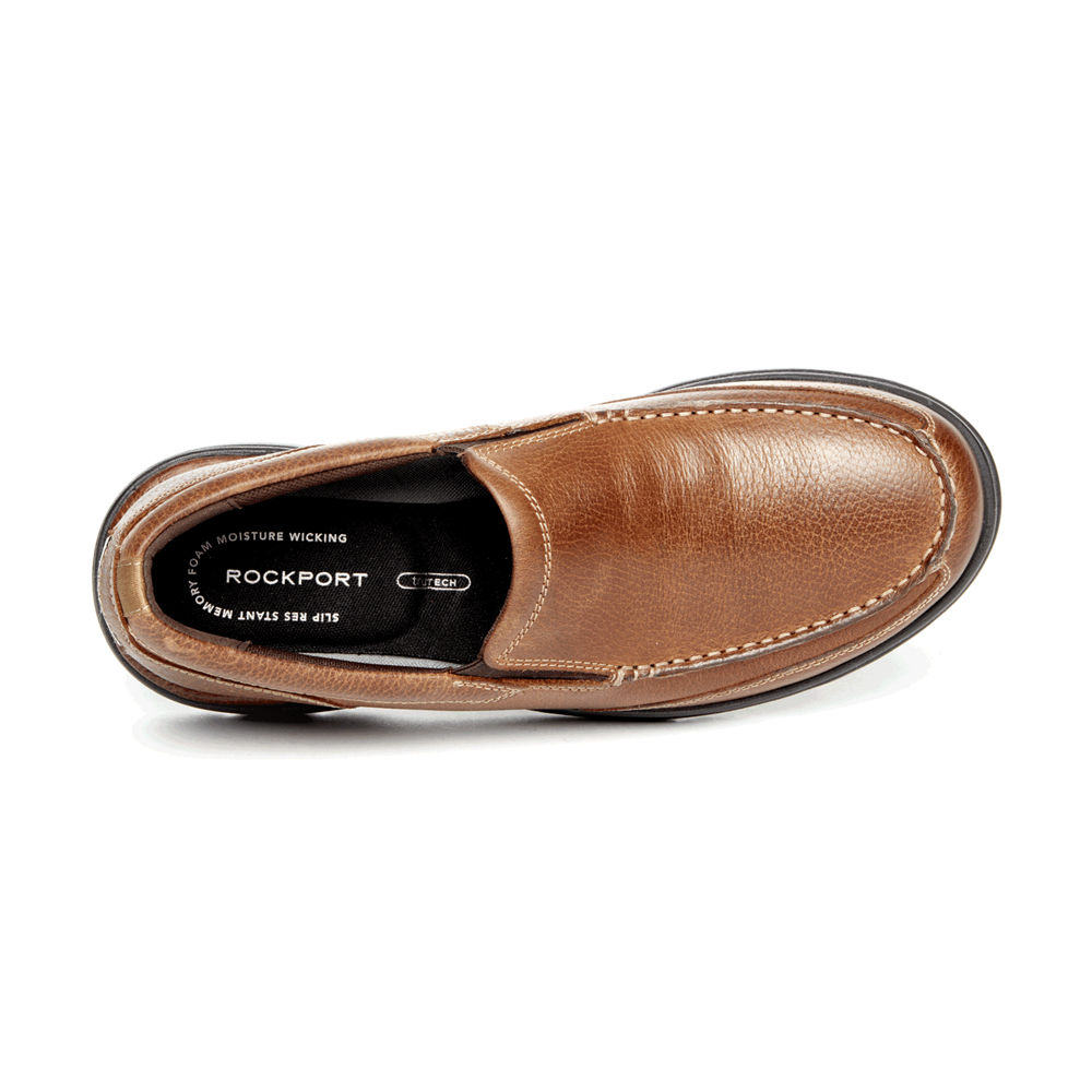 Rockport Mens ProWalker Eureka Plus - Slip-On Brown - JRN290178